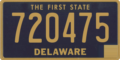 DE license plate 720475