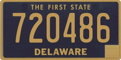 DE license plate 720486