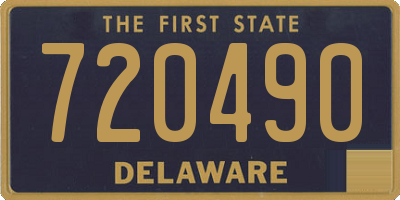 DE license plate 720490