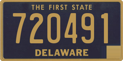 DE license plate 720491