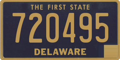 DE license plate 720495