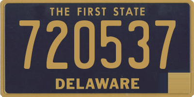DE license plate 720537