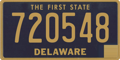 DE license plate 720548
