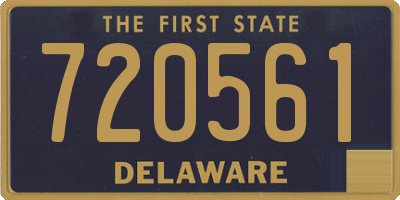 DE license plate 720561