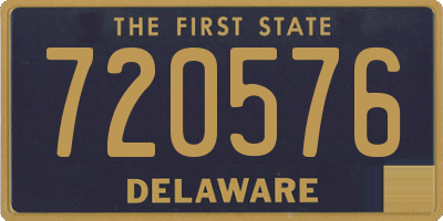 DE license plate 720576