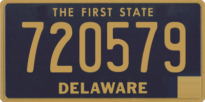 DE license plate 720579