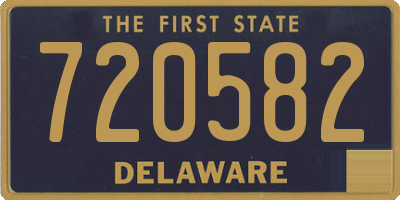 DE license plate 720582
