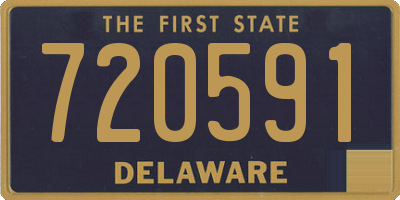 DE license plate 720591