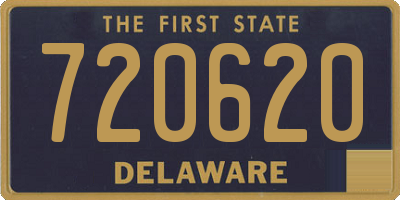 DE license plate 720620