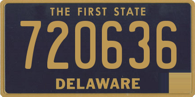 DE license plate 720636