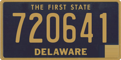 DE license plate 720641