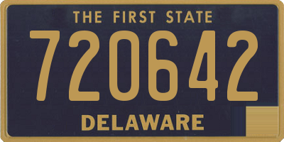 DE license plate 720642