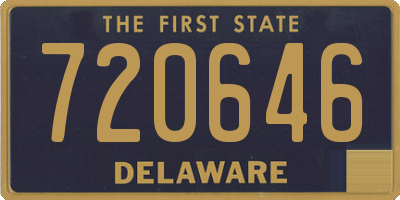 DE license plate 720646