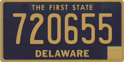 DE license plate 720655