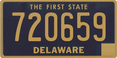 DE license plate 720659