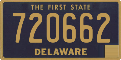 DE license plate 720662