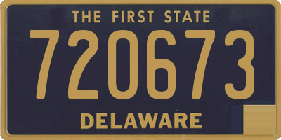 DE license plate 720673
