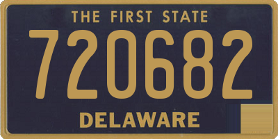 DE license plate 720682