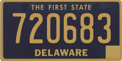 DE license plate 720683