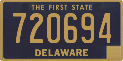 DE license plate 720694