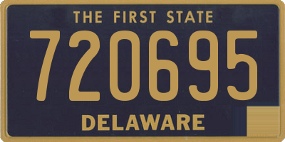 DE license plate 720695