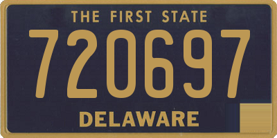 DE license plate 720697