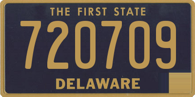 DE license plate 720709