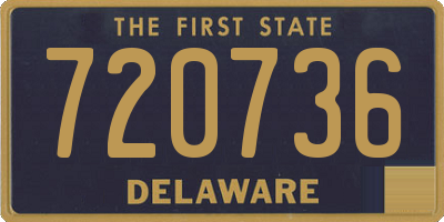 DE license plate 720736