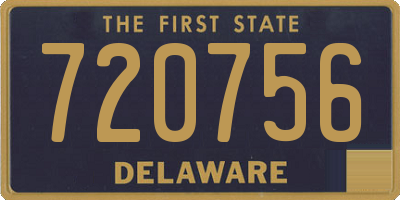DE license plate 720756