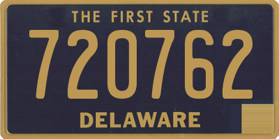 DE license plate 720762