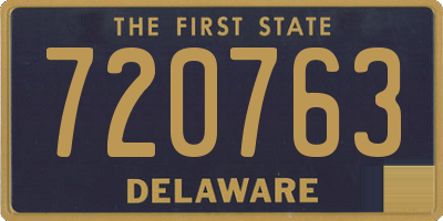 DE license plate 720763