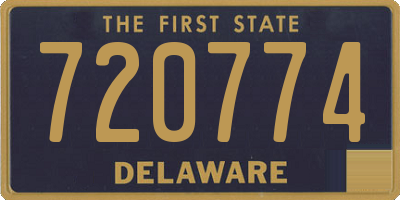 DE license plate 720774