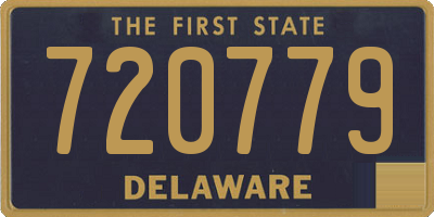 DE license plate 720779