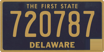 DE license plate 720787