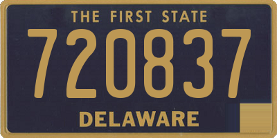 DE license plate 720837