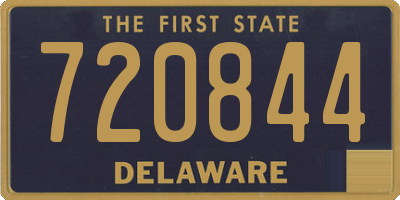 DE license plate 720844
