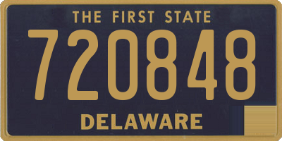 DE license plate 720848