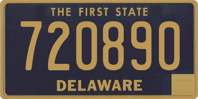 DE license plate 720890