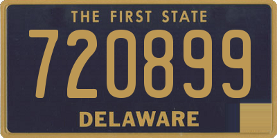 DE license plate 720899