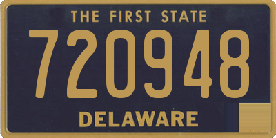 DE license plate 720948