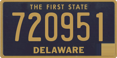 DE license plate 720951