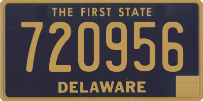 DE license plate 720956