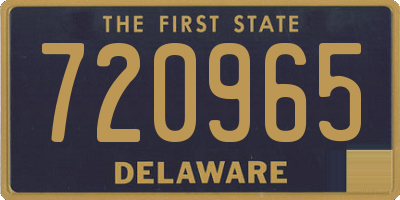 DE license plate 720965