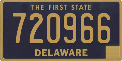 DE license plate 720966