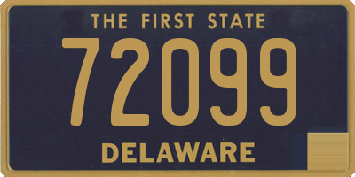 DE license plate 72099