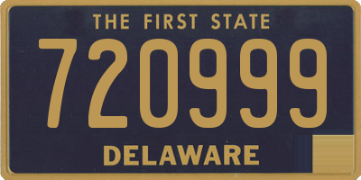 DE license plate 720999
