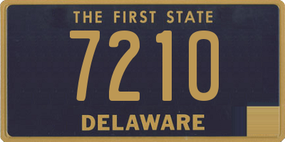 DE license plate 7210