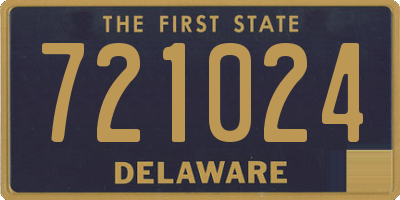 DE license plate 721024