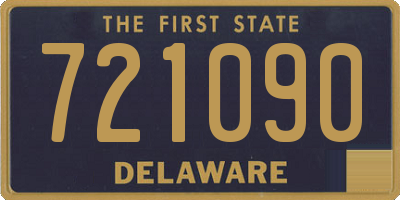 DE license plate 721090