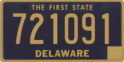 DE license plate 721091